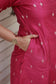 Raw silk Kurti - Rani Pink - optional feeding