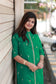 Neemai Green cotton kurti with Soft breathable fabric, daily wear dress for women, plus size cotton dress