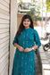 Neemai Stylish Green Cotton Kurti with maternity friendly open buttons, perfect summer friendly cotton kurti