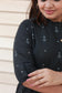 Neemai Black Handloom Cotton Kurti with 3/4 Sleeves and Roll Up Button Detail, Breathable Daily Wear for Women, weightless cotton kurti