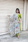 Neemai parrot Green Silk Kurti Set with Kalamkari Style Printed Dupatta, three Piece Feeding Friendly Ethnic Wear for Women, regular festive outfit