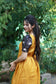 Center zip Normal / Maternity Midi/Gown- kota cotton with full lining - Golden