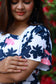 Cotton Maternity Midi/Gown/Maxi -  Floral print