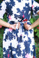 Cotton Maternity Midi/Gown/Maxi -  Floral print