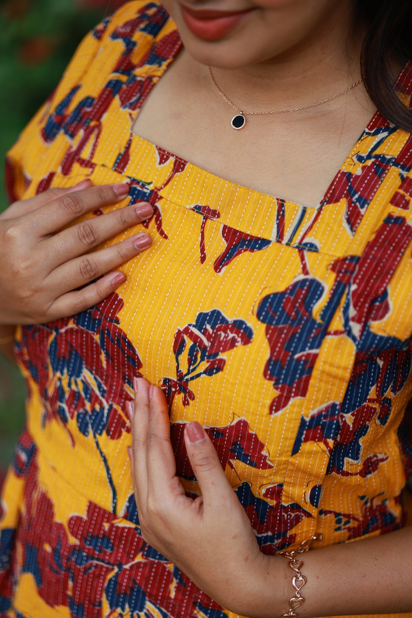 Maternity Maxi/Gown/Midi - Mustard charm