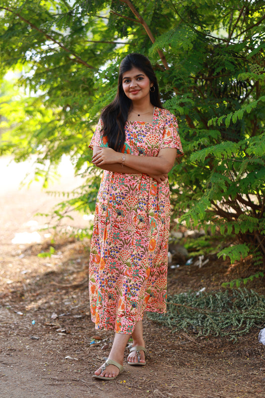 Maternity Maxi/Gown / Midi - Casual summer maternity wear, Pregnancy photoshoot dress, Maternity dress for vacation