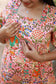 Maternity Maxi/Gown / Midi - Clean finish maternity dress with hidden zips, Pregnancy to postpartum use