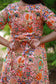 Maternity Maxi/Gown / Midi - Cotton maternity dress with back tie, Minimal back tie dress