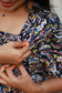 Maternity Maxi/Gown / Midi-  breastfeeding dress with hidden side zippers