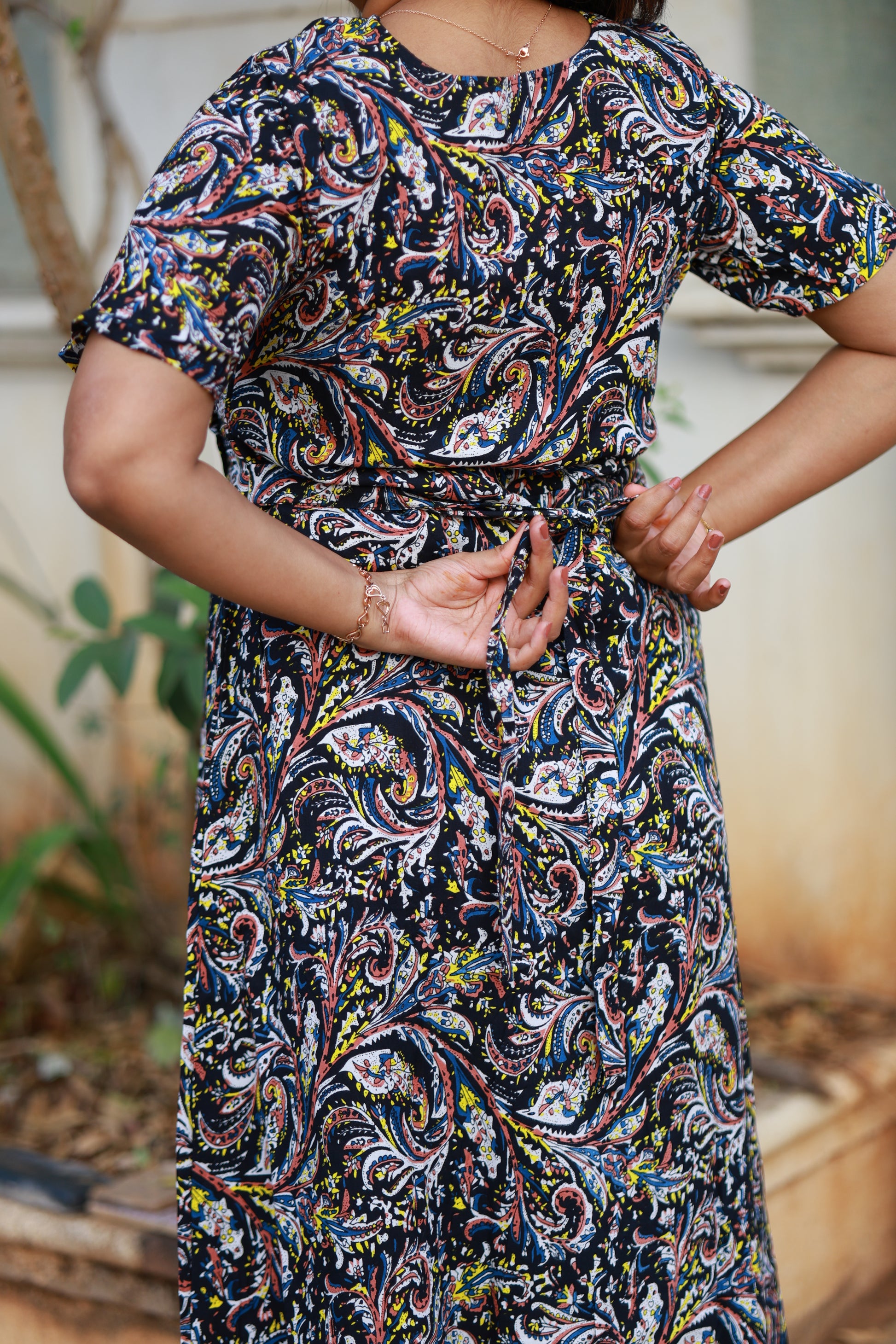Maternity Maxi/Gown / Midi- Showcasing premium quality and durability, best nursing dress for Valentine’s Day with Neemai