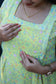 Maternity Maxi/Gown/Midi - Nursing friendly maternity dress with concealed side zippers, Travel friendly summer fabric
