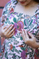 Maternity Maxi/Gown/Midi- Dual side feeding zip dress, Hands-free comfort during pregnancy, Plus size maternity dress with pockets