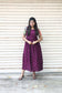   Raw silk Maternity Maxi/Gown - Festival Collection - Premium quality raw silk fabric, Comfortable maternity function outfit, plus size ethnic maternity wear