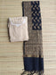 Banarasi Brocade Duppatta-  only Duppatta - Black Color