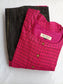 Neemai pink butter silk checkered maternity dress with black checks, front button opening, soft smooth lightweight fabric, feeding friendly design, plus size friendly 