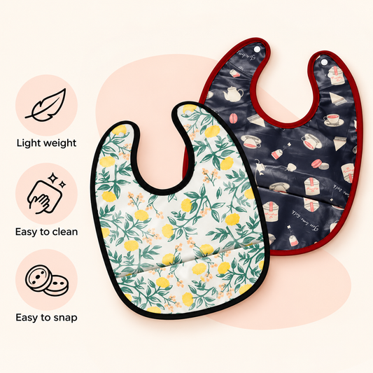 Bayleaf - Space Bibs combo pack of 2