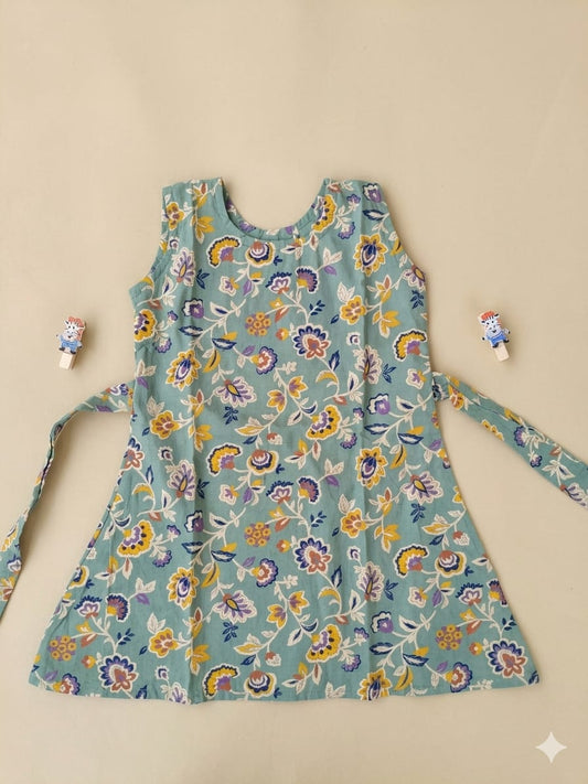 2 to 3 Years Girl baby dress- Cotton  / Muslin  (Pack of Three)