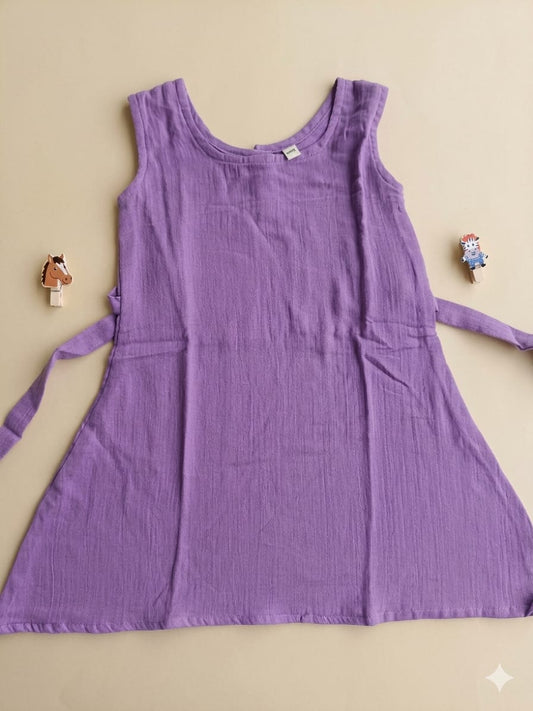 3 to 4 Years Girl baby dress- Cotton  / Muslin  (Pack of Three)