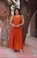   Raw silk - Double side zip Maternity Maxi/Gown - Festival Collection - Comfortable space around the bump without looking oversized, Soft inner comfort suitable for long hours of wear.