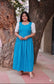 Raw silk - Double side zip Maternity Maxi/Gown - Festival Collection - Soft textured raw silk feel for a rich and elegant look, Festive yet comfortable for daily and occasion use.