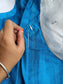 Raw silk - Double side zip Maternity Maxi/Gown - Festival Collection - Invisible side zip design, Easy One-Hand Feeding Access.