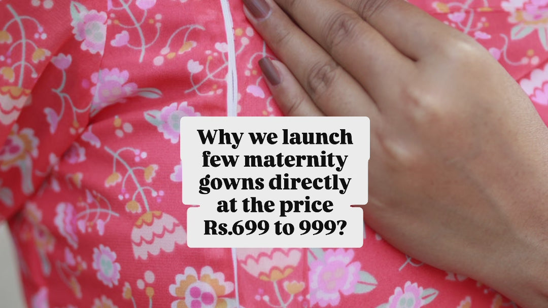Load video: Maternity and casual frocks in Silk cotton