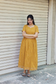 Handloom Jamdani - Maternity / Feeding - Maxi/Gown - Cotton Lining - Double side Zips - Mehandi Green