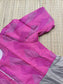 Raw silk Maternity Maxi/Gown in center zip - Festival Collection- Full cotton lining -pink with Silver