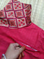 Soft silk - Double side zip  Maternity Maxi/Gown - Festival Collection - pink Patola
