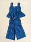 Girl baby dress / Cotton  / 2 pc set- Ramar green