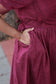 Chettinad Cotton -2 pc set -Maternity Maxi/Gown - Festival Collection -Full cotton lining- Double side zip with dupatta-Vaadamalli