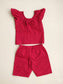 Girl baby dress / Cotton  / 2 pc set-  Mickey mouse