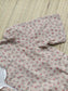 Premium Muslin - Feeding/ Maternity Maxi/Gown - Cotton lining /Center zip -Collar Sandal with red apple
