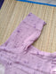 Premium Muslin - Feeding/ Maternity Maxi/Gown - Cotton lining /Double side zip - lavender heart