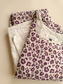Cotton - Maternity / Feeding - Maxi/Gown - Cotton Lining - Double side Zips - cheetah