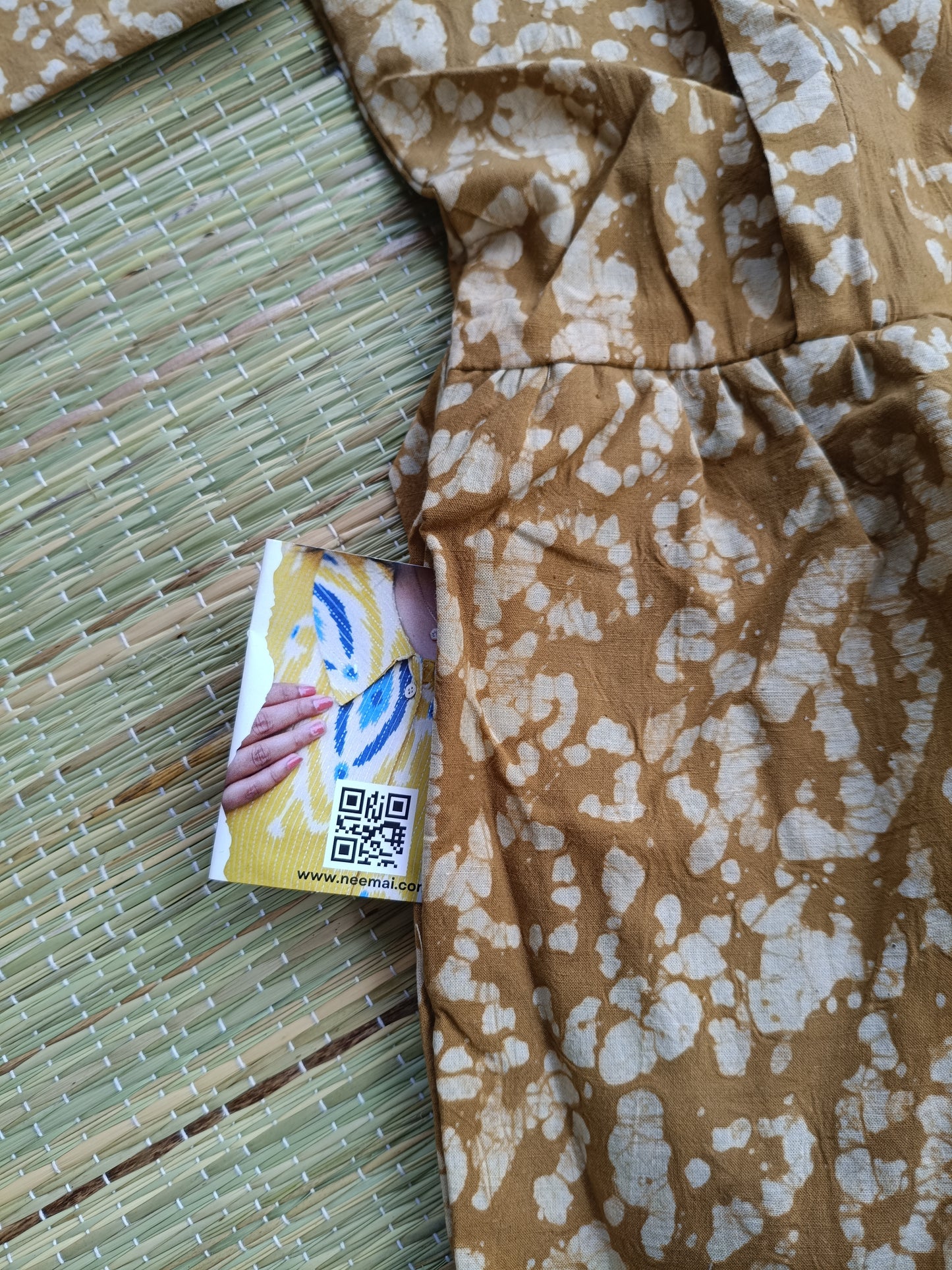Cotton - Feeding/ Maternity Maxi/Gown - Cotton lining /Double side zip - Honey White