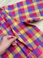 Madras check/ cotton Maternity 2 pc chudidhar set [ Top with double side zip, and Pant- Small color checks