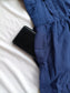 Premium Muslin- Feeding/ Maternity Maxi/Gown - Cotton lining /Double side zip - Royal Navy Blue