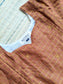 Raw silk Maternity Maxi/Gown - Festival Collection - Coffee brown chettinad checks
