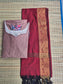 Silk Dupatta - Marron - Only Dupatta