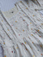 Premium Muslin- Feeding/ Maternity Maxi/Gown - Cotton lining /Double side zip - Mini Flower