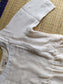 Premium  Muslin- Feeding/ Maternity Maxi/Gown - Cotton lining  / Double side zip  - White