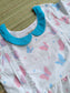 Cotton - Feeding/ Maternity Maxi/Gown - Cotton lining /Double side zip - Butterfly - Photoshoot