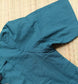 Prewashed handloom Cotton - Feeding/ Maternity Maxi/Gown - Cotton lining /Center zip -Collar Green stripe