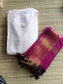 Silk Dupatta - Pink
