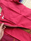 Handloom chetti nadu  cotton Maternity 3 pc chudidhar set [ Top with center zip, pant and dupatta] - Pink