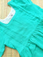 Premium Muslin- Feeding/ Maternity Maxi/Gown - Cotton lining /Double side zip - Parrot Green