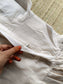 Soft silk - Double side zip  Maternity Maxi/Gown - Festival Collection - cream stripe with gold stripes
