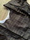 Raw silk Maternity Maxi/Gown - Festival Collection - Black checks