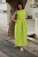 Soft silk - Double side zip  Maternity Maxi/Gown - Festival Collection(Full cotton Lining) - Parrot green
